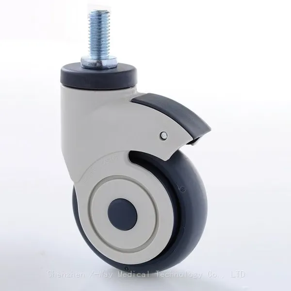 Heavy Duty Hospital Bed Caster Wheels, Medical Imaging Equipment and Vehicle Nylon Trolley Castor Wheel photo-3