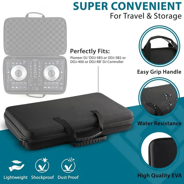 Hard CASE Fits: Pioneer DJ DDJ-FLX4 /DDJ-200 / DDJ-SB3 / DDJ-400 / DDJ-SB2 / DDJ-RB photo-3