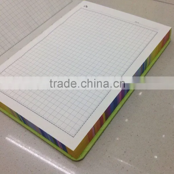 Cloth Material Notepad With Color Printed Edge photo-3