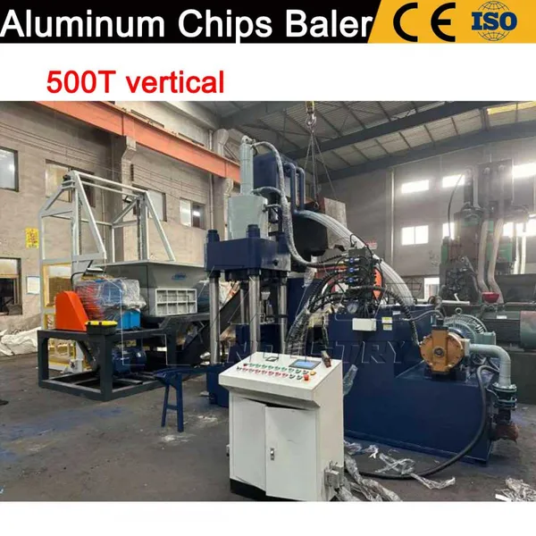 Vertical Briquetting Hydraulic Press for Compressing Waste Titanium Metal Sawdust Powder