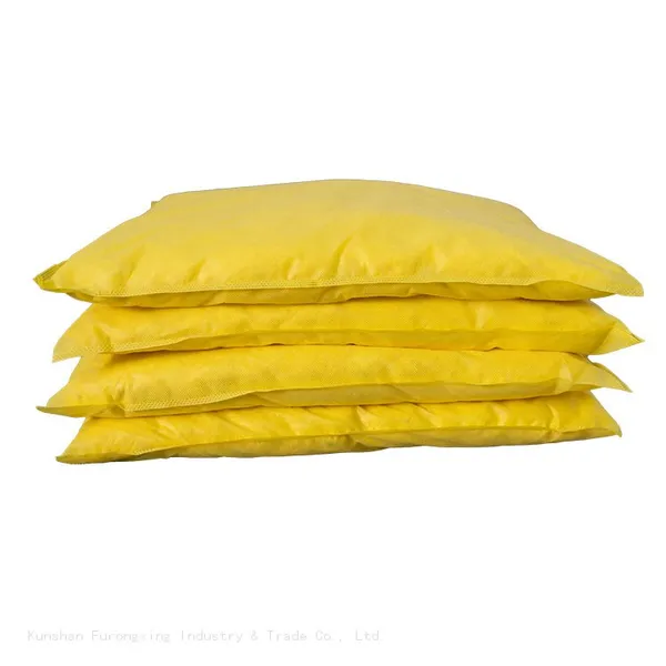Hazmat Chemical Absorbent Pillow For Spill Control Unknown Liquid Meltblown Non-woven Fabric Block photo-2