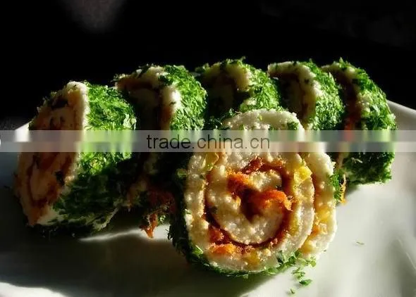 Factory Supply Natural Seaweed Food Condiment Dried Green Ulva Powder/Flakes photo-2