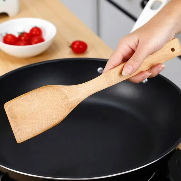 6pcs Bamboo Utensil Set,bamboo Kitchen Tools on Sale,kitchenware photo-3