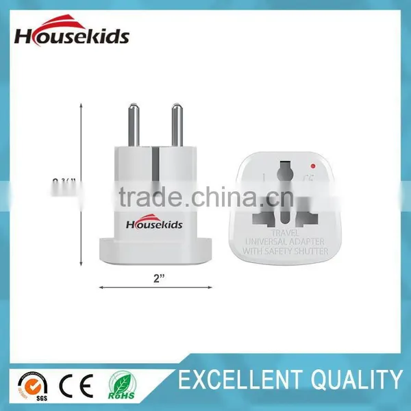 Schuko Plug Adapter Type E/F for Germany, France, Europe, Russia & More - High Quality - CE Certified - RoHS Compliant photo-3