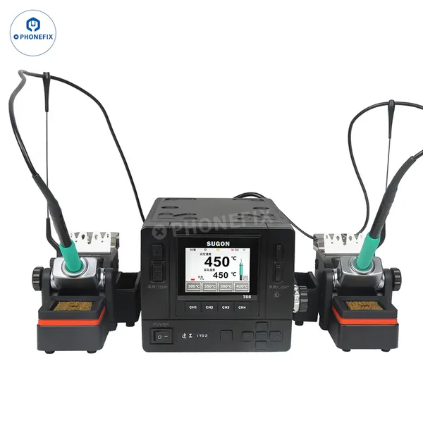 SUGON T66 Precision Soldering Station for C210/C245/C470 Tips