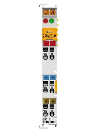 BECKHOFF EL9210 Терминал питания потенциала EtherCAT 24В DC с диагностическим предохранителем. Модуль подачи питания. Оригинальный новый товар