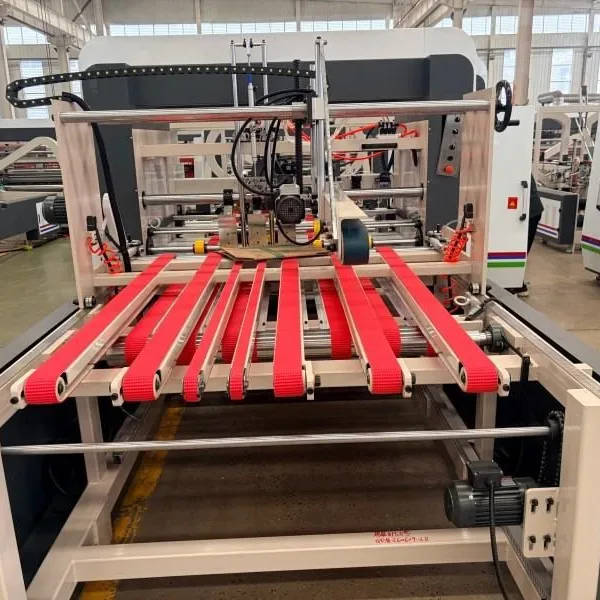 Glue Saving Carton Folder Stitch Gluer for Production Cost Reduction photo-3
