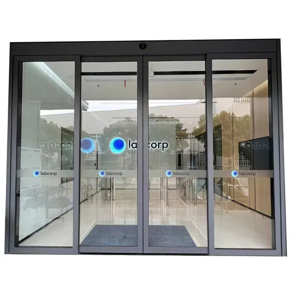 Automatic Sliding Glass Door System, Complete Commercial Auto Door for Shop, Office, Hotel