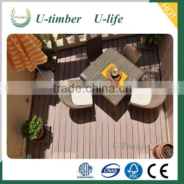 Modular Wood Composite Decking Cheap Pvc Decking photo-5