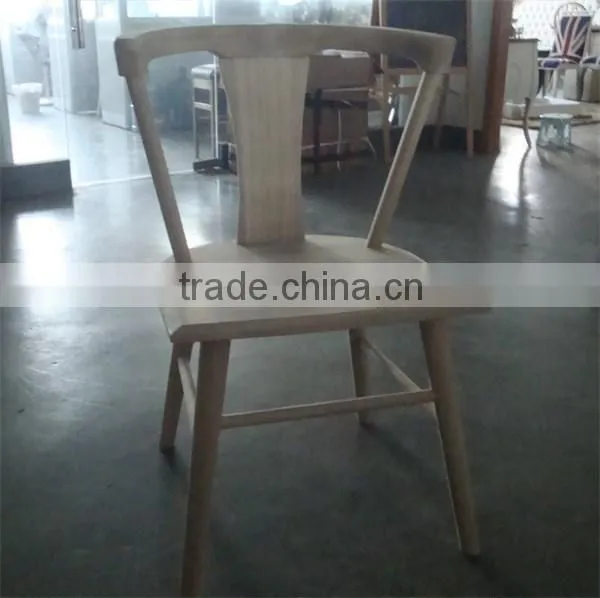 RCH-0728 Scandinavian Ash Wood Armrest Dining Chair photo-6