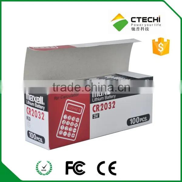 Maxell CR2032 Coin Lithium Battery 3V With Card/blister Battery, 5pcs in a Set photo-5