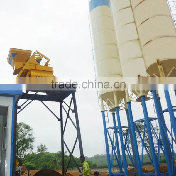 HZS25 Mini Mobile/stationary Concrete Batch Plant for Sale photo-2