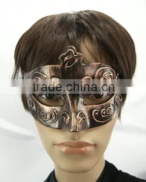 Masquerade Halloween Party Wholesale Hard Plastic Colorful Venice Crack Mask for Women Drawing Colorful Mask photo-6