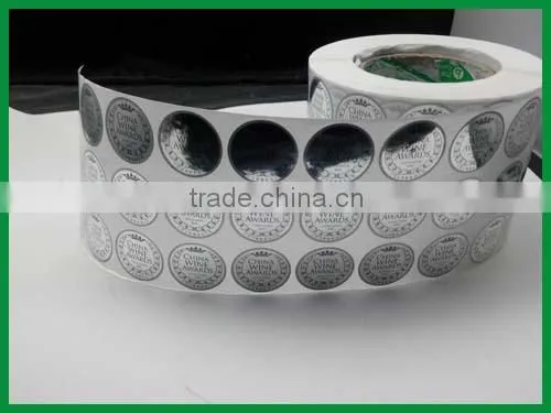 Horizon Manufacturer Bright Silver Sticker Labels for Wine photo-2