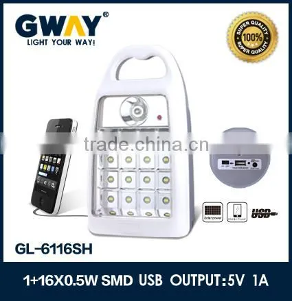 60SMD LED Emergency Lanterns USB 5V1A Output Charging Phone photo-2