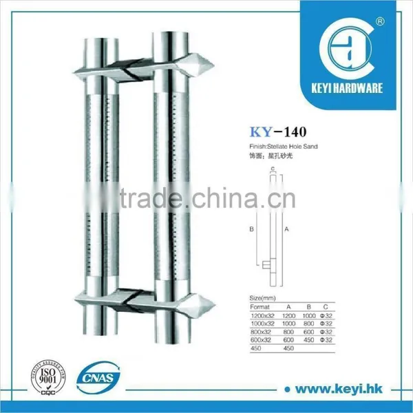 Manufacturer New Design Stainless Steel Tube Hollow Modern Door Pull Handle for Commercial Door photo-2