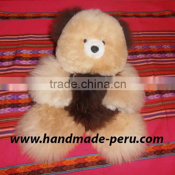 Baby Alpaca Teddy Bear. 18inches - 45cm. BATOY-009.