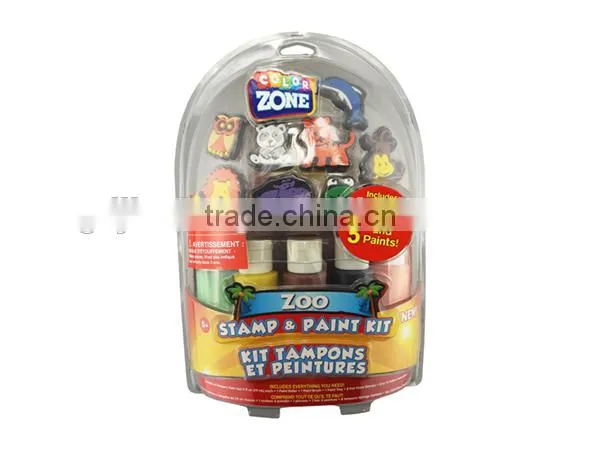 8 Multi-Sized Animal Stamps and Paint for Kids Funny Toys photo-6