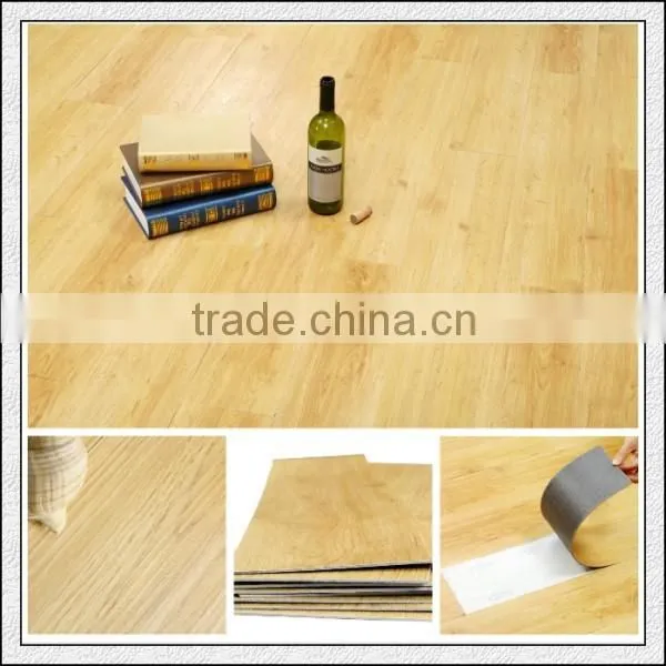 Wood Looking Pvc Plank Flooring Self Adhesive Vinyl Flooring, Pvc Vinyl Floor Tile photo-4