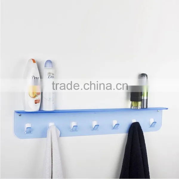 High quality Wall Mounted acrylic bathroom shelf