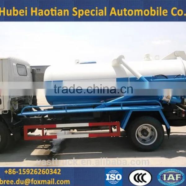 3~12 Cbm Waste Water Suction Truck for Sewage Cleaning/fecal Treatment photo-5