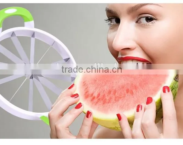 Fruit Tools 12 Slices Stainless Steel Melon Slicers Watermelon Cutter photo-6