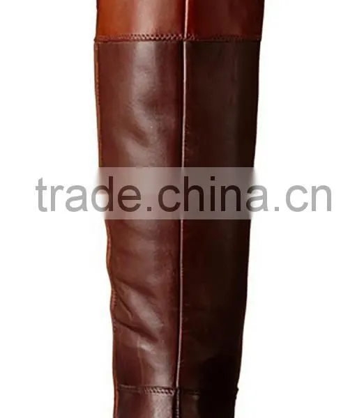 New Model High Heel Rubber Leather Boots for Women photo-4