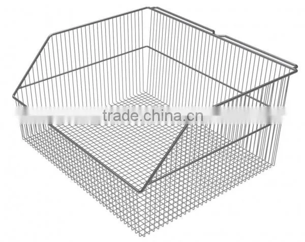 Chrome Wall Panel Wire Mesh Basket for Hospital Use photo-5