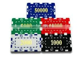 New Rectangular Chips Model,hot Stamping Value Rectangular Poker Chip photo-2