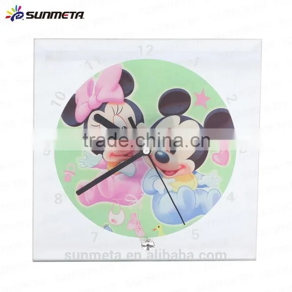 High Quarlity Sublimation Glass Photo Frame Can be Used for Clock photo-3