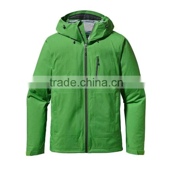 Hooded Waterproof Breathable Lightweight Foldable Mens Windbreaker photo-2