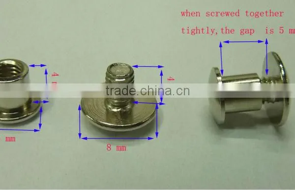 Screw for Leather Belt