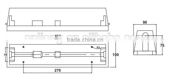 Marine Fluorescent10W 220V LED Mirror Light photo-4