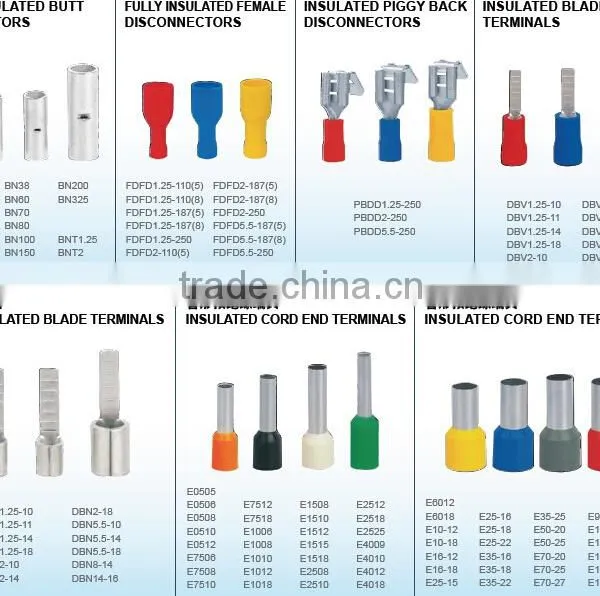 Lnsulated Spade Cold-pressed Terminals MDD 5.5-250S photo-2