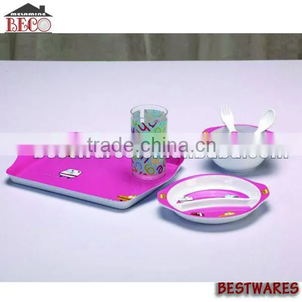Kids Melamine Tableware New Design