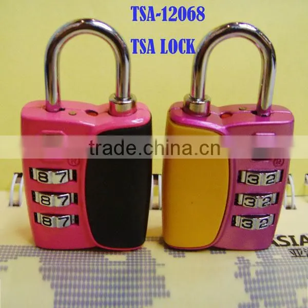 New Design Tsa Lock/ 3 Digital Combination Padlock/ Luggage Lock TSA-12068 photo-5