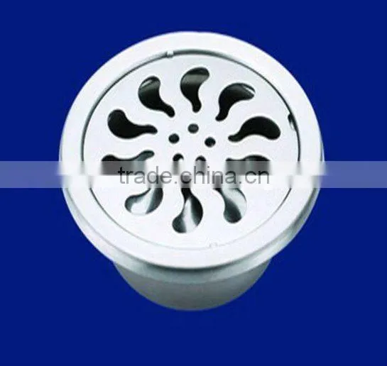 Round stainless steel floor drains