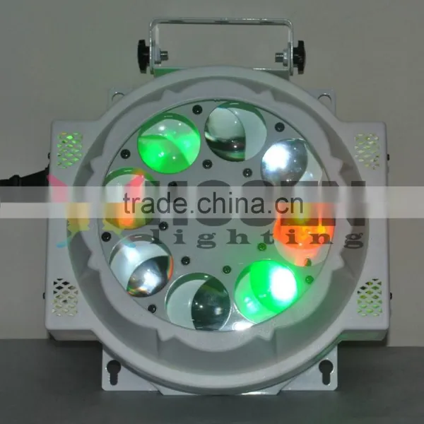 Hot Selling 8pcs 3W Led RGBW 4in1 Eight Eye Led Gobo Light photo-2