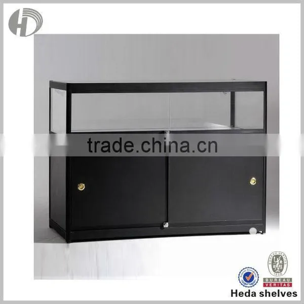 Jewelry Display Showcase,Titanium Alloy Glass Display Showcase