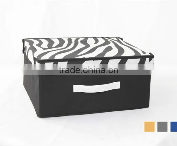ZEBRA-PATTERNED NON-WOVEN STORAGE BOX photo-4