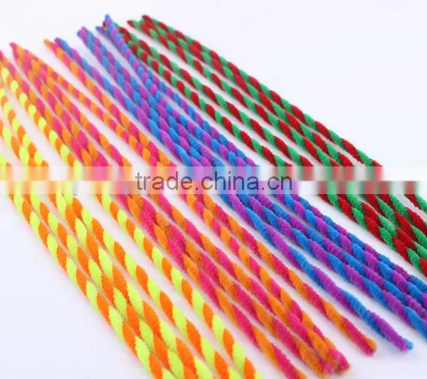 China Factory Supply DIY Crafts 0.3*30cm Twisted Pipe Cleaners Toys for Kids or Wedding Decoration photo-4
