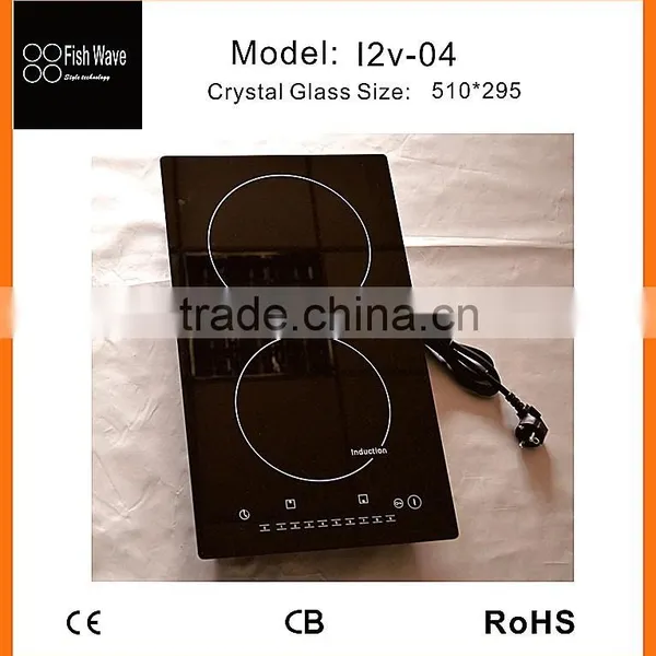 Wide Voltage 30cm 2 Zones Electrical Stove in Kitchen Appliance photo-3