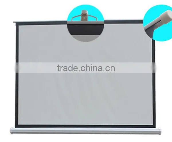 Factory Supply Best Quality Matte Grey 84 Inch 16:9 Small Portable Projection Screen photo-4