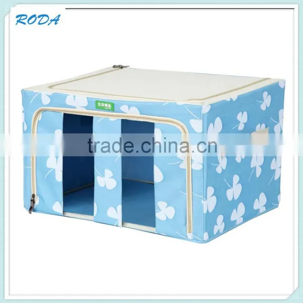 Household Foldable Oxford Fabric Storage Box photo-2