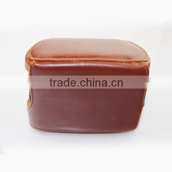 Vintage High Quality Factory Price Waterproof 100% Genuine Leather Camera Bag photo-4