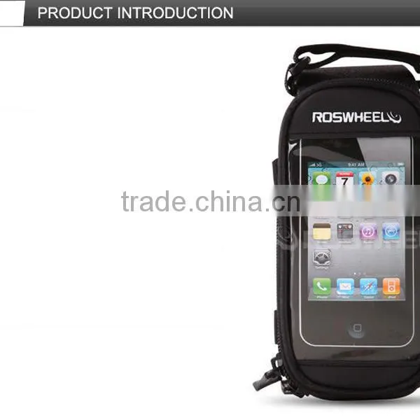 Factory Wholesale Package Outdoor Cycling Waterproof Bike Bag With Mobile Phone Screen Touch Large Size 5.5-inch photo-3