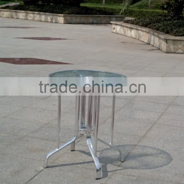 Aluminum With Glass Dining Table for Sales YT40B photo-6