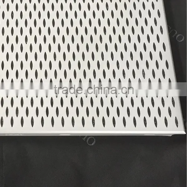 Fireproof 2x2 Aluminum Perforated Metal Acoustic False Ceiling Designs for Hall Office Interior Decoratice Material photo-6