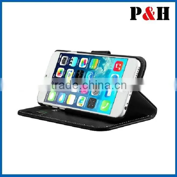 Magnetic Book Wallet Pu Leather Case Cover For IPhone 6 photo-6