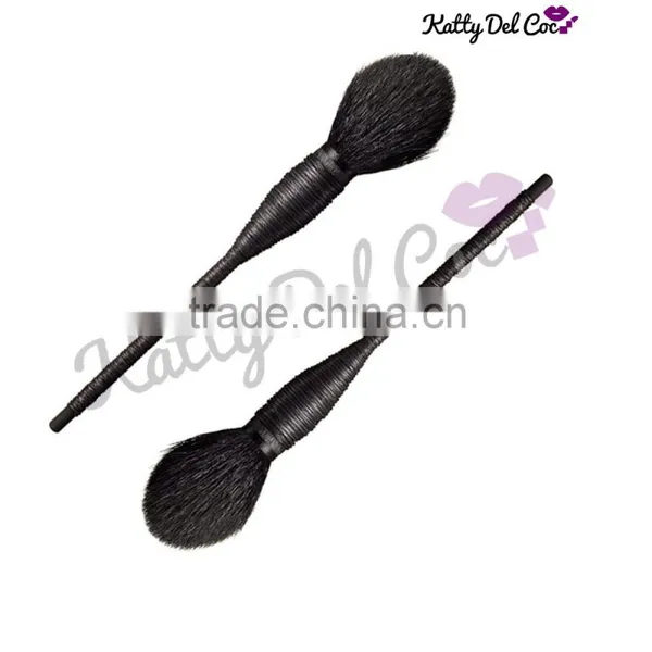 Hottest Rattan Goat Hair Makeup Brushes New Style photo-4